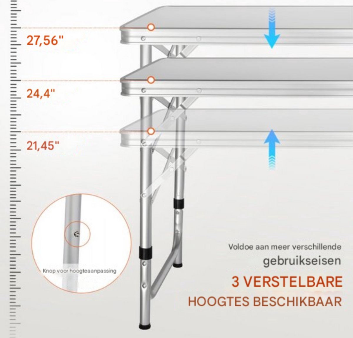 Campingkeuken - Verstelbaar - Camping reiskeuken - Keuken Opklapbaar - Kampeerkeuken - Kampeerkast - Campingkast met 2 Kastjes