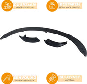 Voorbumper - Voor BMW F80 M3 / F82 M4 2015+ - Auto accessoires - Front splitter - Gloss Zwart - M Performance stijl