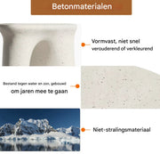 Bijzettafel Vortex U-vormige - Bijzettafeltjes voor woonkamer of slaapkamer - Nachtkastje