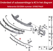 Bumper Versterking - Voorondersteuningsbalk - Voor BMW 3 Serie G20/G21 M Sport (2019-2022) - Auto Accessoires