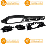 Achterbumper Diffuser - AMG E63 Stijl - Carbon Look - Auto Accessoires - Voor Mercedes W213 E-Klasse (2016-2020)