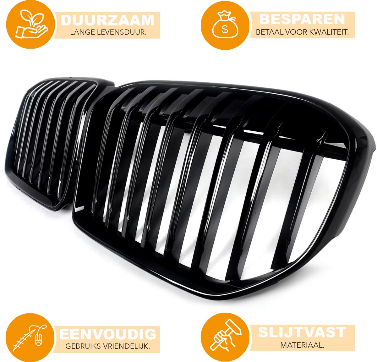 Voorbumper Grille - Voor BMW 7 Serie G11/G12 LCI (2020) 730i/740i/740e- Capot de Calandre - Auto accessoires