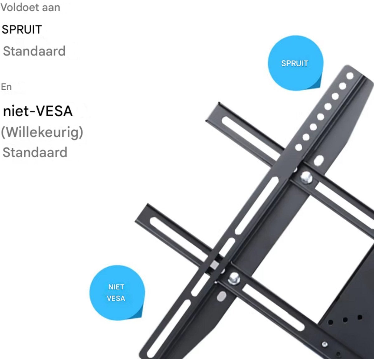 Plafond TV muurbeugel Vaylen - Voor 26"-65" inch - Tot 30KG - Ophangsysteem