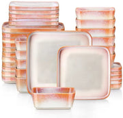 Averto Serviesset - 36 delig - 12 persoons - Oranje - Dinerborden - Bordenset - Diepe borden - Ontbijtborden - Servies - Keukenservies