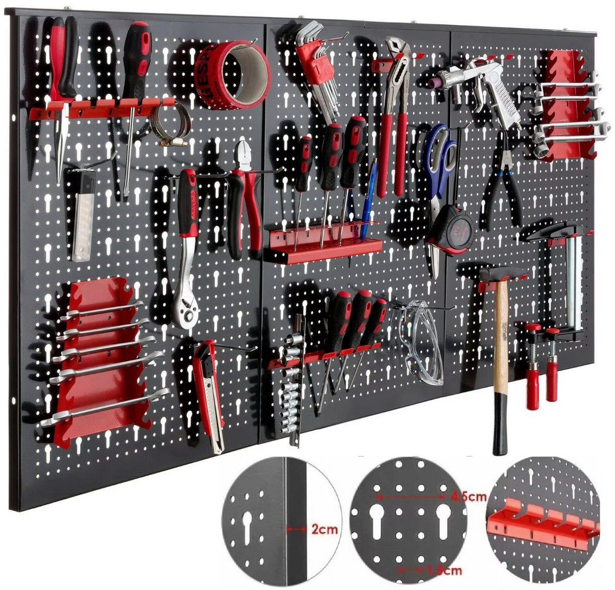 Gereedschapset - 17 delen - Gereedschapskoffer gevuld - Gereedschapstas - Gereedschapskist - Voor Thuis en autoreparatie - Handgereedschapset met rateldop en schroevendraaierset - Groen