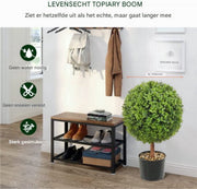 Kunstplant buxusbal - In pot - Kunstplanten voor binnen en buiten - Palmboom - Kunstbloemen - Geurloos - Tuindecoratie voor buiten - 40cm