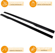 Zijrok Verlengde Rockerpaneel - Voor BMW 8 Serie G14/G15 (2019-2024) - Glanzend Zwart - Auto accessoires