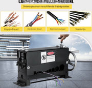 Happyment Kabelstripmachine - Elektrisch - 1.5-38mm - Draadstripper - Kabelpeller