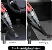 Draadloze Handstofzuiger 2-in-1 - Hoog Zuigkracht - Oplaadbaar & Draagbaar - Voor Auto, Kantoor & Huisdierhaar