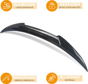 Achterspoiler Vleugellip - M4 Stijl - Koolstofvezel Look - Voor BMW E93 328i/335i Cabrio (2006-2013) - Auto Accessoire