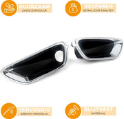 Mistlamp Frame Apexline - Chroom/Zwart - Voor Jeep Grand Cherokee (2017-2021) - Deksel Grille Set - Auto Accessoires