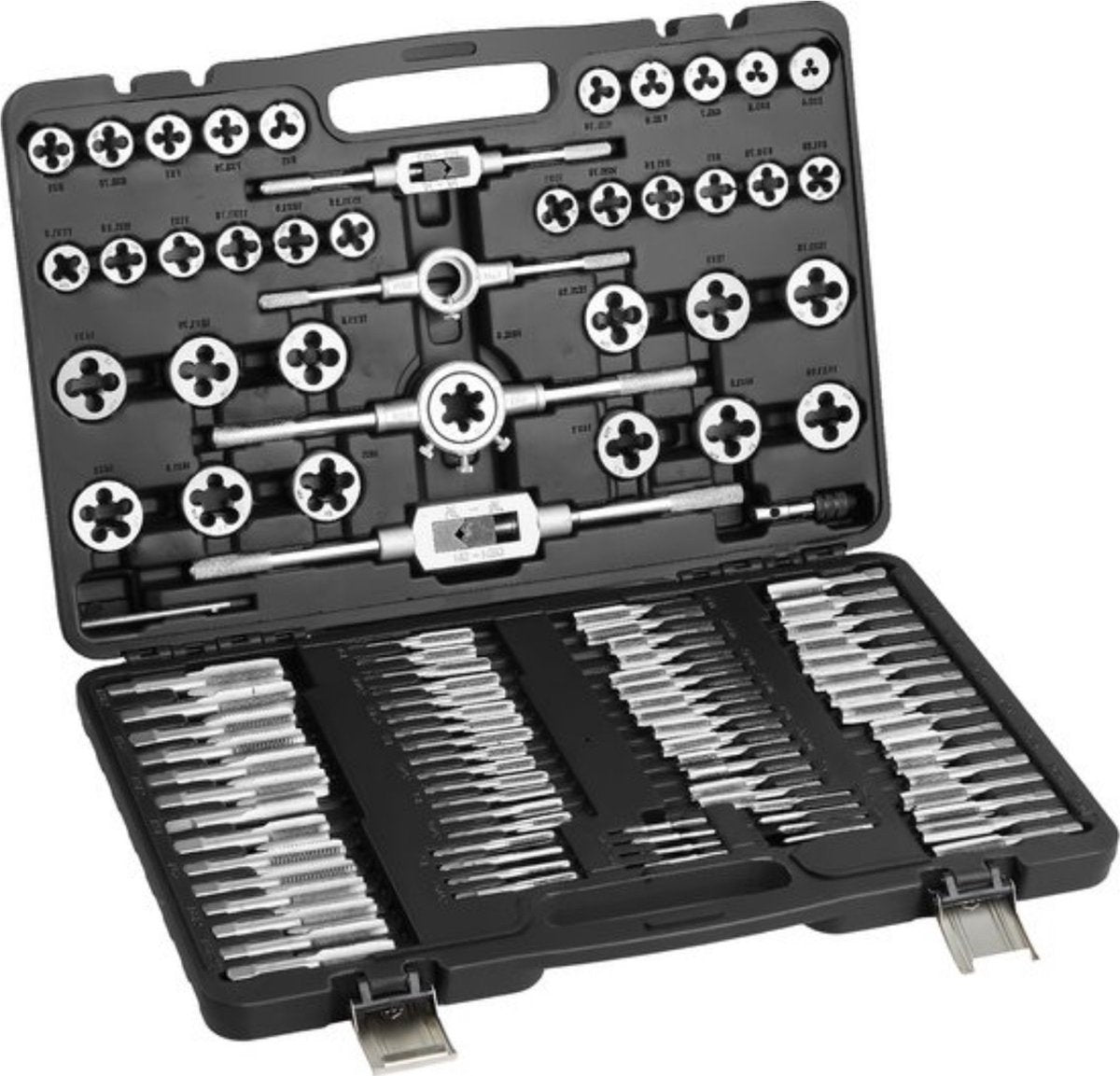 Draadtapset - 110 Delig - M2 tot M18 - Met Opslagkoffer - Voor Slijpen en Draadreparatie