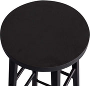 Hoge barkrukken Parijs - Zwart - Set van 2 - Keuken - Barstoelen - Zonder rugleuning - Hout