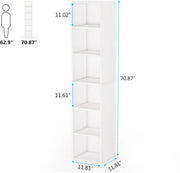 Vakkenkast Elanoir - Boekenkast 180cm hoog - Opbergkast - Woonkamer, slaapkamer, kantoor - Boekenrek