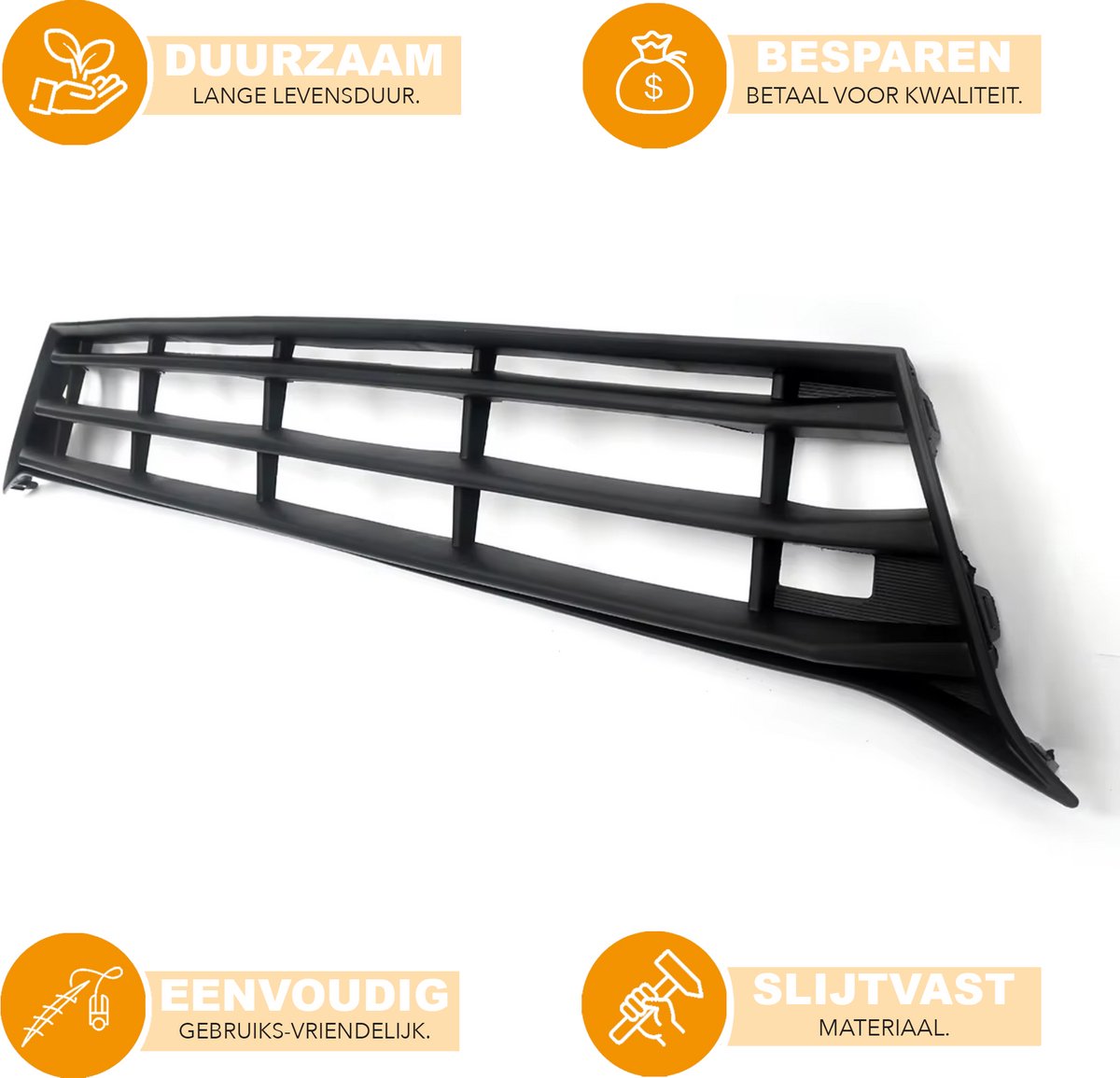 Voorbumper - Voor Mitsubishi Outlander Sport ASX RVR 2016-2019 - Auto accessoires - Midden onderste grille - Bumpercover