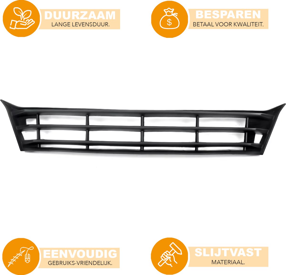 Voorbumper - Voor Mitsubishi Outlander Sport/ASX/RVR 2016-2019 - Auto accessoires - Midden grille - Onderste grille