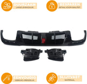 Achterbumper Set Deluxe - Voor Mercedes-Benz GLE/GLS W166/X166 AMG Bumper (2015-2018) - Premium Design - Auto Accessoires