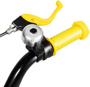 Kinder driewieler 17 inch - Met zijwieltjes en mand - Voor kinderen - Kinderfiets - Babyfiets - Peuterfiets - Geel- 1 tot 5 jaar