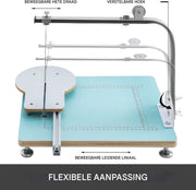 Styroporsnijder PRO - Met gloeidraad - Foam cutter - Schuimsnijder - Piepschuimsnijder - Polystyreensnijder - Parel Katoen Snijder met Verstelbare Hoek