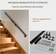 Trapleuning - Onderhoudsarme Aluminium Reling - 365 cm - 200kg Draagvermogen