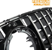 Grille GTR Velaro - GTR Stijl Grille - Chroom/Zwart - Voor Mercedes GLC W253/X253 GLC300, GLC350, GLC43 (2020+)