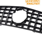 Grille - Voor Mercedes A-Klasse W176 2016-2018 - Auto accessoires - Panamericana GT Grille - Gloss Zwart