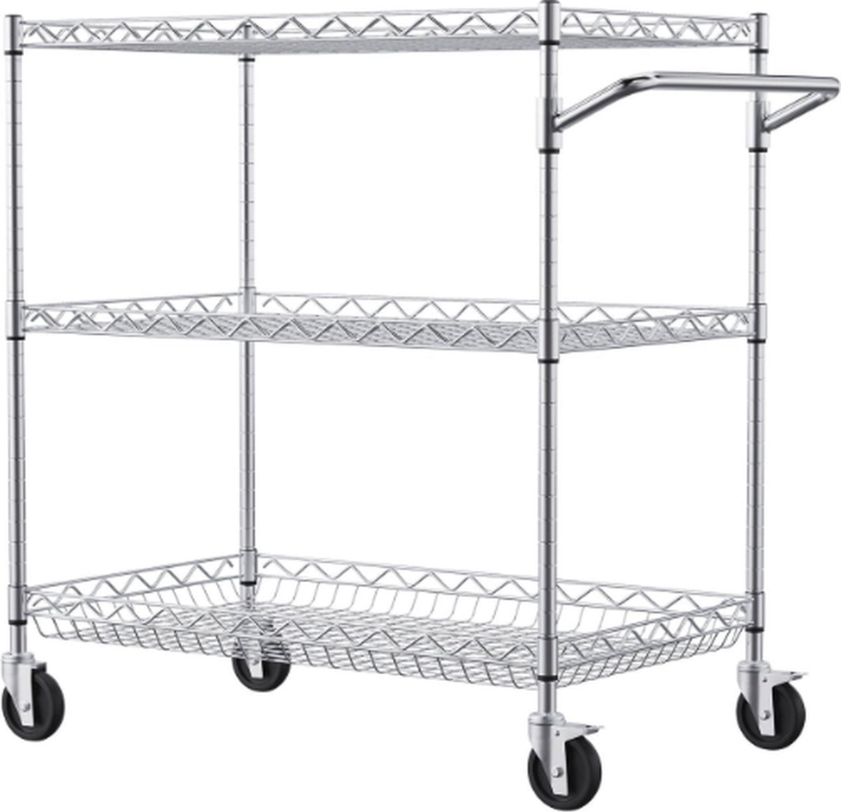 3-laags cart - Trolley - Organizer - Keukenopslag - Service kart