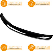 Achterspoiler - Voor Cadillac CT5 2020-2022 - Auto accessoires - Kofferspoiler - Lipspoiler - Gloss Zwart