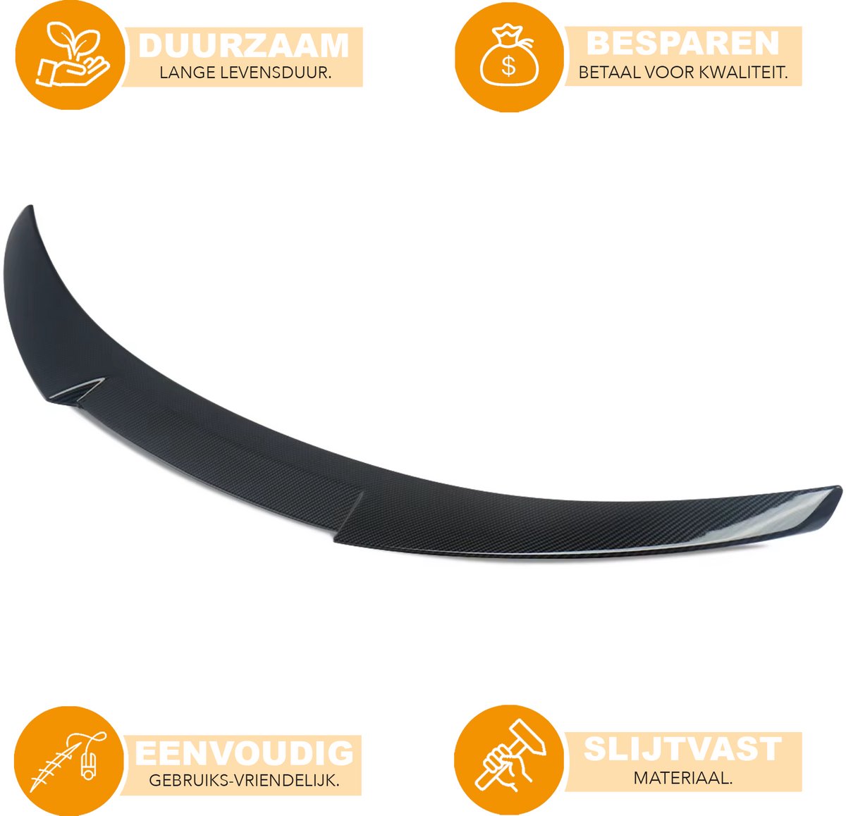Achterspoiler - Voor BMW 3-Serie G20 330i 2019-2022 - Auto accessoires - Kofferbakspoiler - M4 stijl - Carbon Look