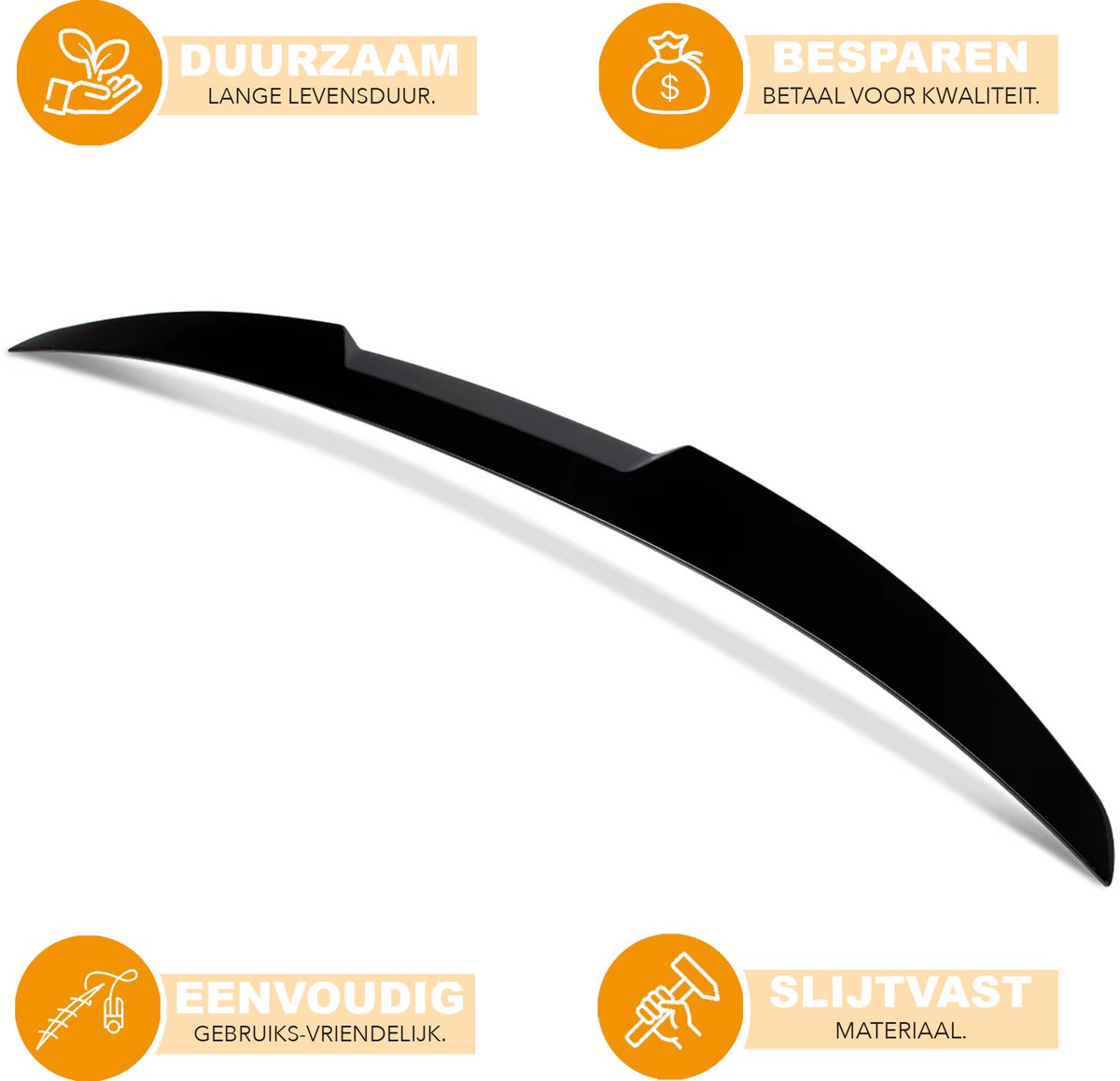 Achterspoiler - Voor BMW 3-Serie G20/G80 M3 2019+ - Auto accessoires - Lipspoiler - AC stijl - Geschilderd