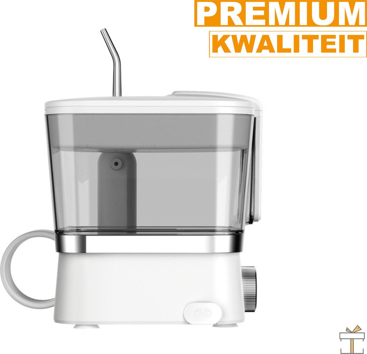 Happyment Waterflosser - Tandsteen verwijderaar - Monddouche - Flosapparaten - Wit