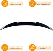 Achterspoiler - Voor BMW 3-Serie G20/G28 330i/M340i 2019-2022 - Auto accessoires - Duckbill spoiler - M4 stijl - Gloss Zwart