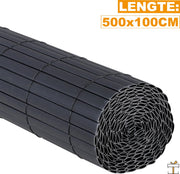 Happyment® Zichtbreeknet deluxe - Zichtdoek - Privacy doek - Schutting - Windbreekgaas - PVC winddoek - 100x400cm