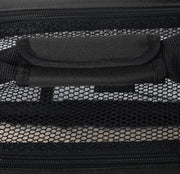 Happyment Hondenbench Haik - Dierenbench - bench - Autokennel - resibench - Reisbench - vervoersbox dieren - Transportbox huisdier - Zwart - 60x42x42cm