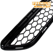Voorbumper Grille Veloce - Lagere Honingraat Grille - Gloss Zwart - Voor Ford Fiesta (2013-2017) - Auto Accessoires
