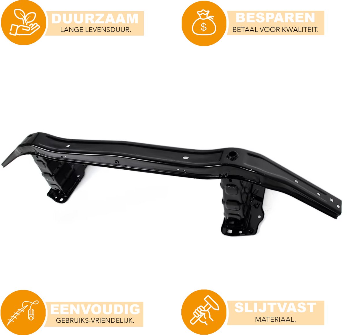 Voorbumper - Voor Mercedes GL/GLS-Klasse X166 2012-2019 - Auto accessoires - Versterkingsstang - Zwart
