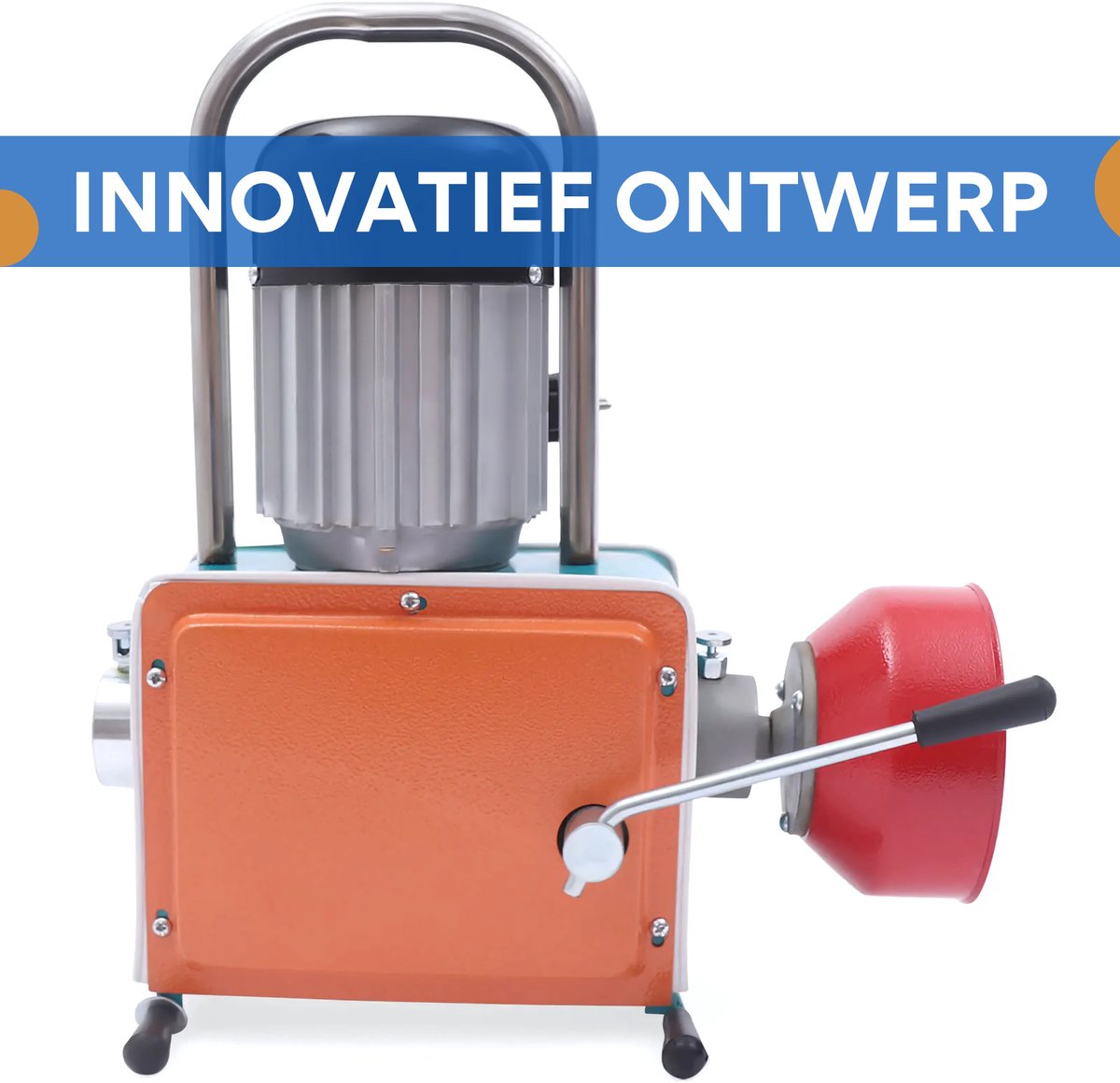 1000W Elektrische Afvoerreiniger - Riool- & Afvalpijpreiniger voor Toilet, Wasbak & Gootsteen - Krachtige Baggermachine voor Huishouden & Restaurants