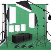 Bolt Edge Fotostudio Set - Softbox - Greenscreen - Studiolampen - Black Friday aanbieding