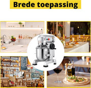 Happyment Kneedmachine - Deegmachine - Deegmixer - Deeg Kneder - Keukenmachine - 450W - 10L
