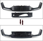 Achterbumper Diffuser met Uitlaat Tips - Voor Mercedes E-Klasse W213 E300/E43 (2016-2020) - Zwart - Auto Accessoires