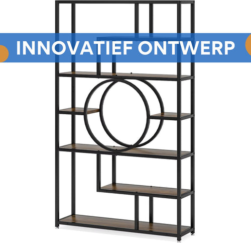 8-laags boekenkast - Boekenplank - Boekenkast - Wandplank - Boekenrek - Voor opslag