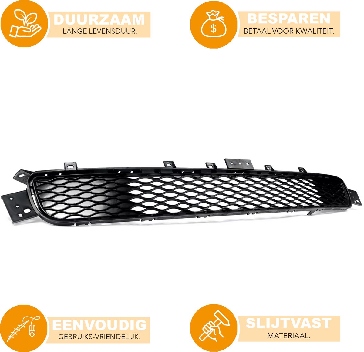 Voorbumper - Voor Infiniti Q50 2014-2017 - Auto accessoires - Onderste grille - Bumpercover voorzijde - Mesh