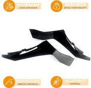 Voorbumper Hoek Winglet Splitters - Voor Ford Mustang GT500 (2015-2022) - Glanzend Zwart