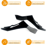 Winglet Kit Vortex - Voorbumper Hoek Winglet Splitters - Voor Ford Mustang GT500 (2015-2022) - Glanzend Zwart