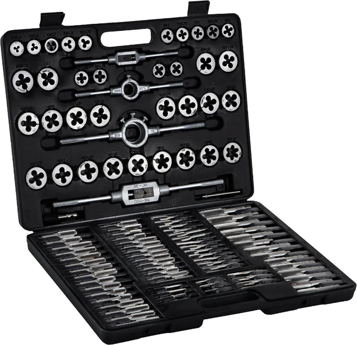 Happyment Gereedschapsset gevuld - Gereedschapskoffer deluxe - 110pcs