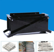Brikettenpers - Papierpers - Pers - Voor Papier - Voor Tuin, Haard of Camping - Metaal - Zwart