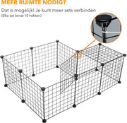 Happyment® Dierenren - Kippenren - Konijnenren - Kattenren - puppyren - Hondenren - Knaagdierenren - Ren - Black friday - Kerstcadeau