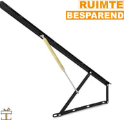 Bolt Edge Bedlift Mechanisme - Gasveer - Pneumatische Opslag - Box Bed & Sofa - 152 cm
