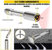 Professionele Inspectie Camera - Endoscoop - 20m Waterdicht - Met Verlichting