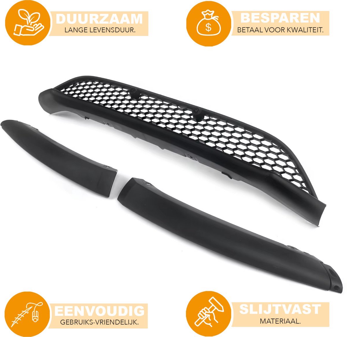 Grillepaneel Vaylen - Voorbumper Lagere Valance Paneelgrill - Voor Ford Focus (2015-2018)